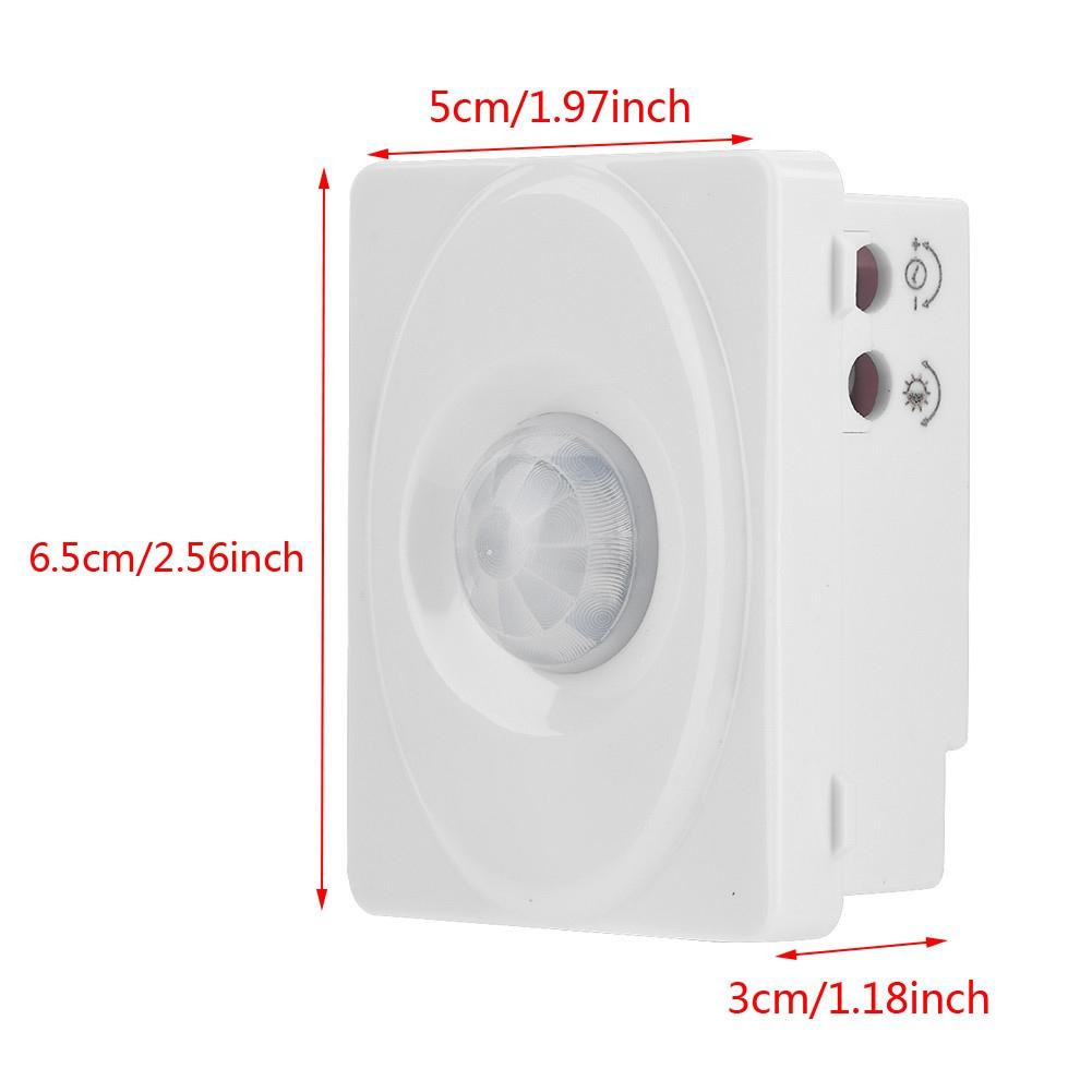 Automatic Adjustable Infrared PIR Motion Sensor Human Body Induction Switch for LED Light 12V