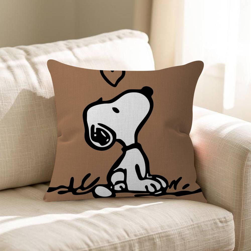 Love Heart Snoopy 4545cm Cushion Cover Pillow Cover Decor Pillowcase Home Pillowcase For Couch Pillow