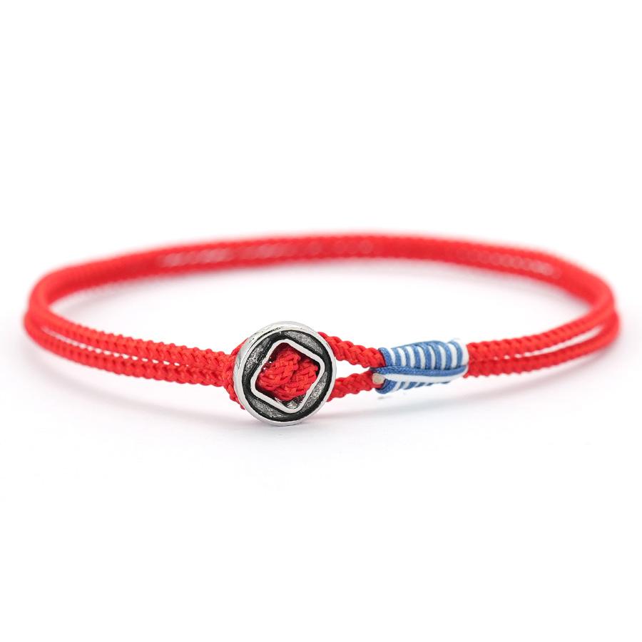 

Noter Stylish 2mm Thin String Bracelet For Men Retro Silver Color Viking Hand Accessories Perfect Gift For Him Pulsera Cuerda красный