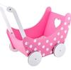 Jokomisiada Retro Wooden Doll Stroller