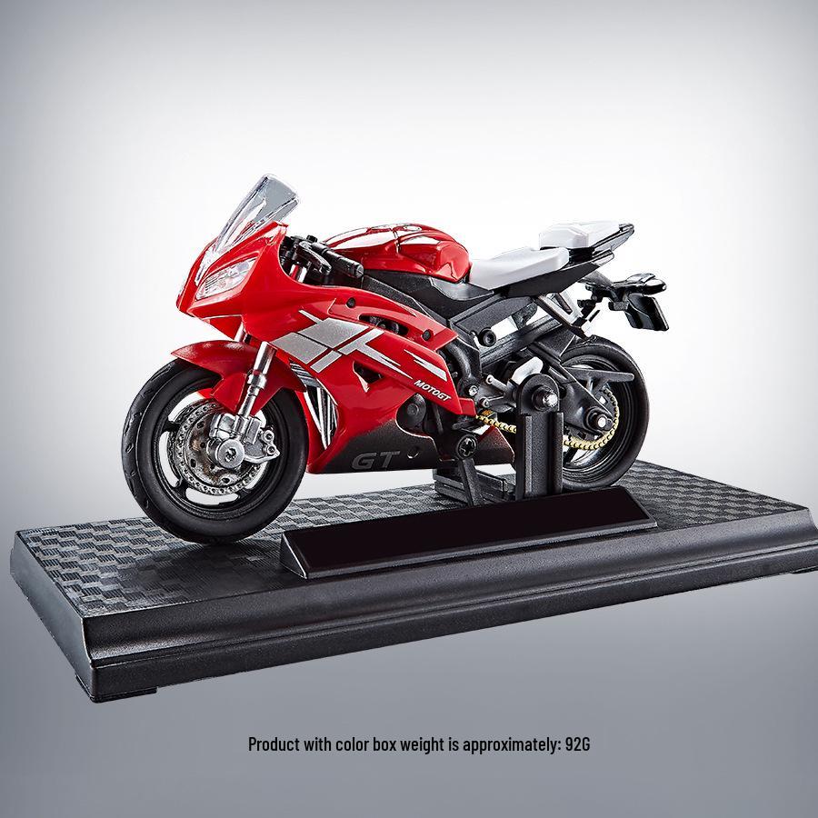 Cross-border Alloy Motorcycle Model: Racing Toy with Sliding Linkage Parts