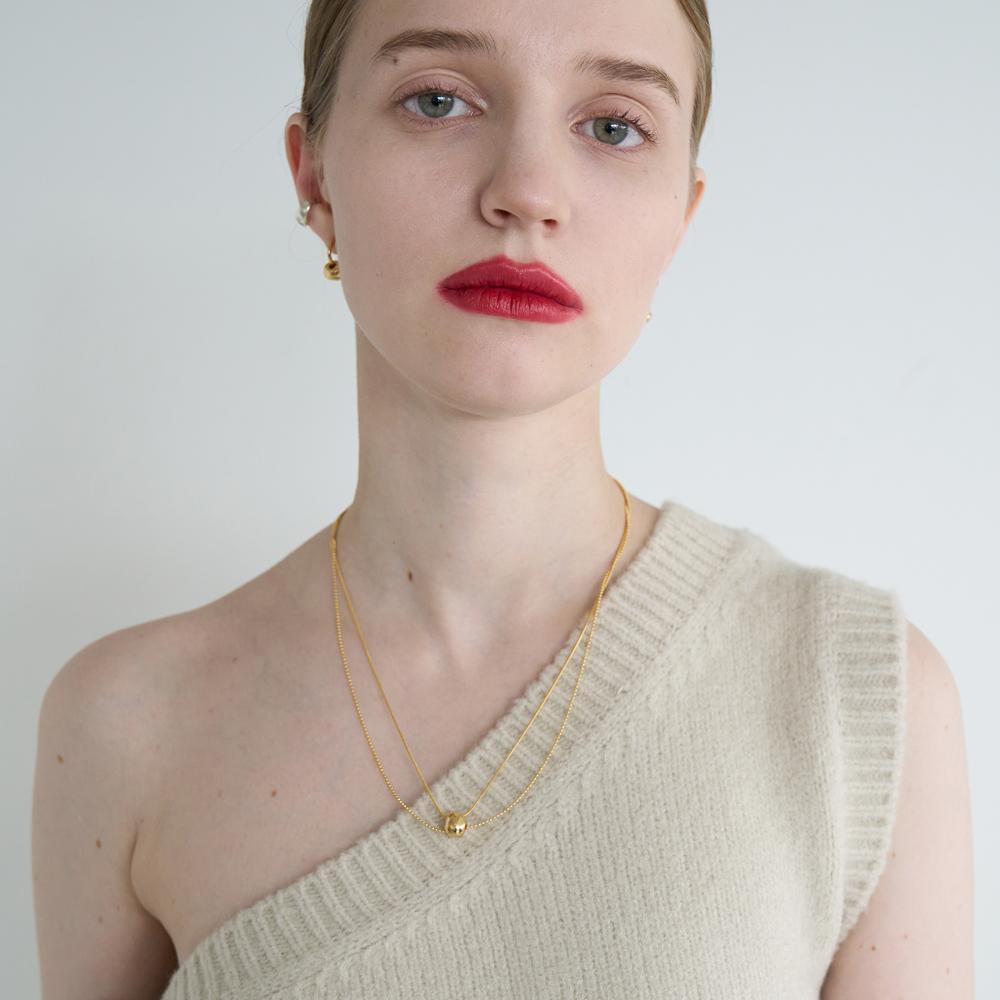 Still Instant Round Hole & Forms - Necklace 07 (2Colors)