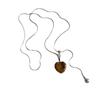Multi-layered Pendant Necklace Tiger Eye Stone Bohemian Sweater Chain Punk Choker  Party