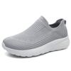 Spring new wide sole breathable cloth shoes large size sports and leisure shoes flying woven shoes lazy shoes