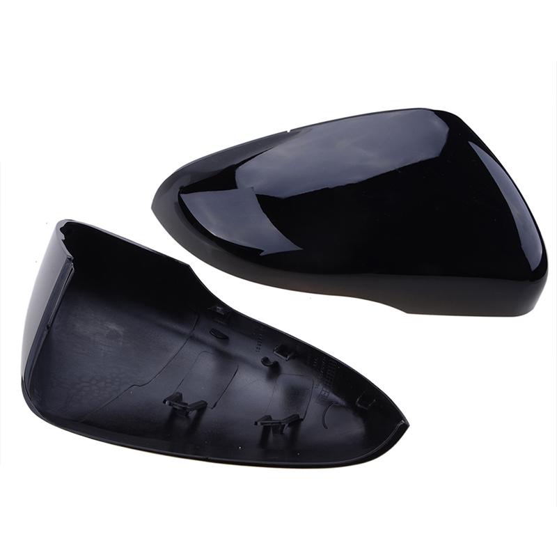 Door Mirror Cover Cap Accessories 5K0857537 5K0857538 For VW GOLF 6 MK6 GTI R GTD 2008-2013 Touran Decoration Black Carbon