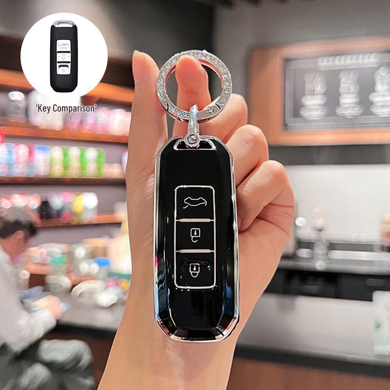 Baojun 560/530/510/730/310w/E100/E200 Car Key Cover - Protective Case with Buckle for Men & Women