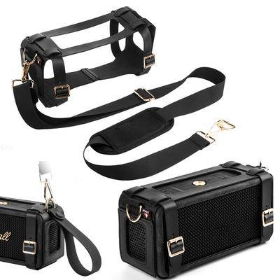 Funda de transporte de PU para viaje con correa de hombro ajustable, funda protectora para altavoz para el altavoz Marshall Middleton