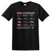 Racing Car T Shirt Vintage Car Designs Classic Motorsport Tee Red Green Blue