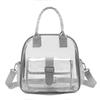 Fashion Transparent Travel Beach Crossbody Bags Large Capacity PVC Sports Jelly Shoulder Bags Portable Toiletry Storage Handbags