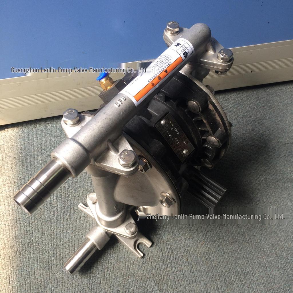 QBY-80 Stainless Steel Explosion-Proof Pneumatic Diaphragm Pump for Acid and Alkali Resistance