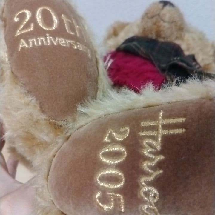 [USED] Harrods Year Bear 2005 20th Anniversary Teddy Bear