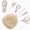 Atti Kit de coupe-ongles et ciseaux pour bébé Lapin Sécurité Nouveau-né Kit de soin des ongles pour tout-petit