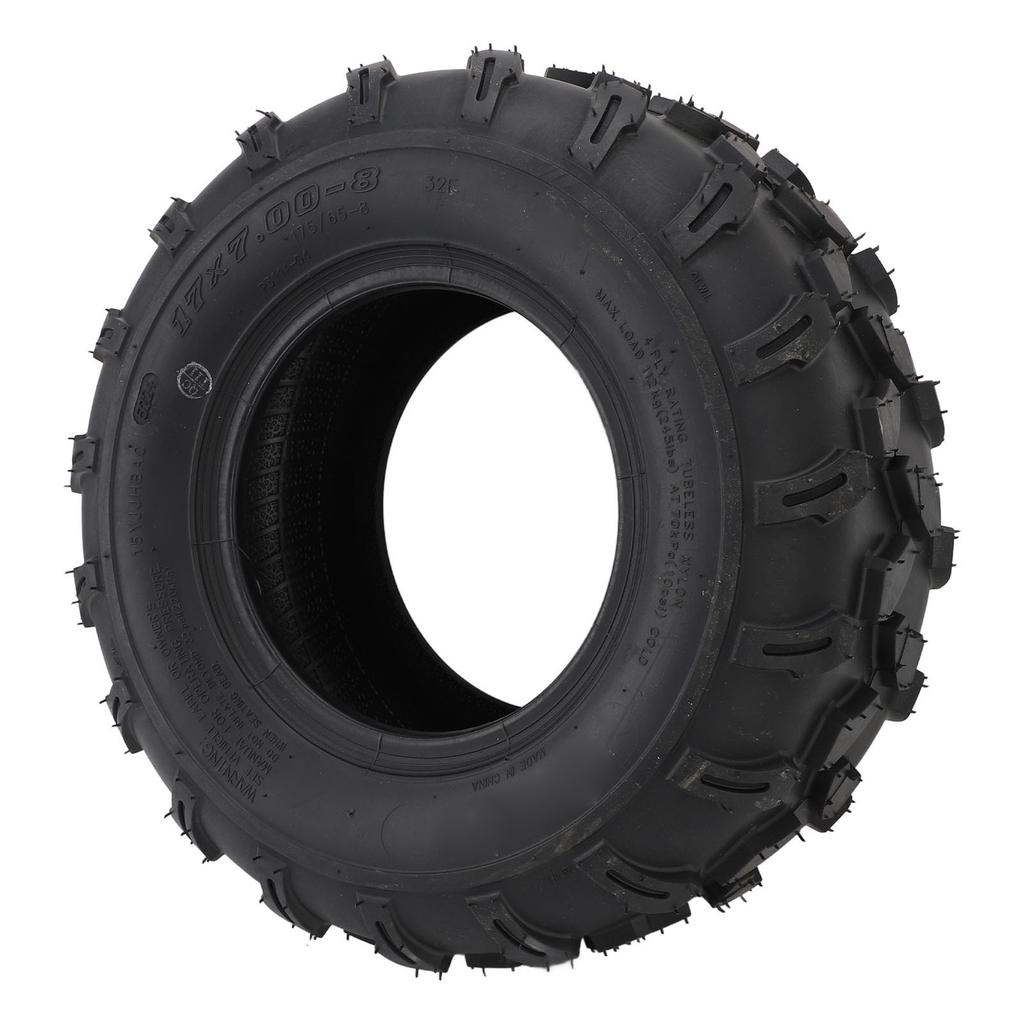 17X7.008 Tubeless Tire Explosion Proof 8 Inch Lawn Mower Vacuum Tyre for ATV Quad Off Road Go Kart