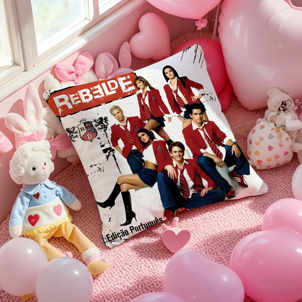 Rbd Rebelde Album Cushion Cover Pattern Printed Pillowcase For Living Room Sofa Cushion Cover & Bedroom Decor