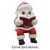 Christmas Decorative Bedside Lamp Santa Claus Xmas Theme LED Table Light Battery Operated Winter Decoration For Xmas Party Decor