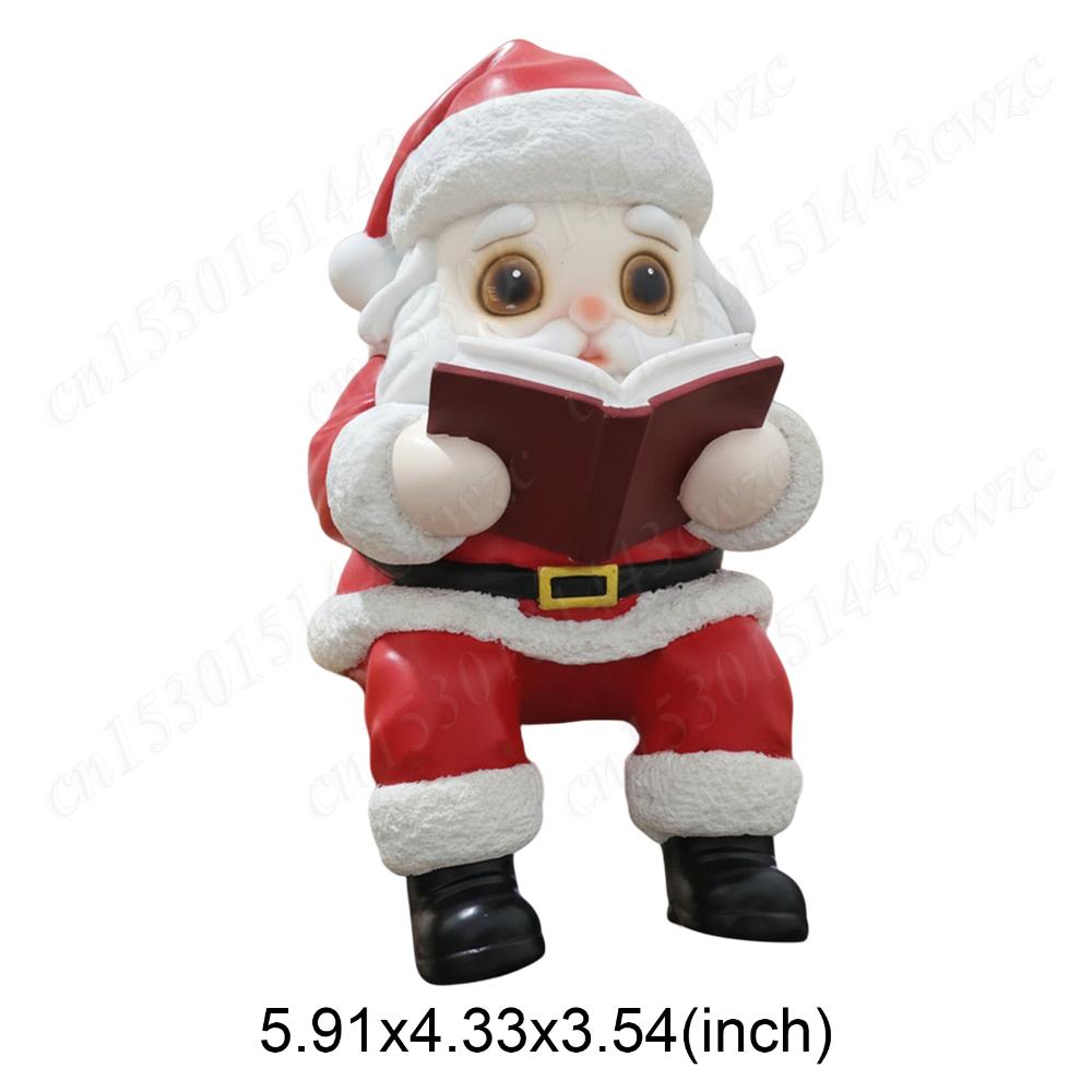 Christmas Decorative Bedside Lamp Santa Claus Xmas Theme LED Table Light Battery Operated Winter Decoration For Xmas Party Decor
