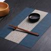 Chinese Style PVC Table Mat Woven Waterproof And Oil-proof Non-slip Light Luxury Table Mat Simple Household Cup Mat 45x30cm