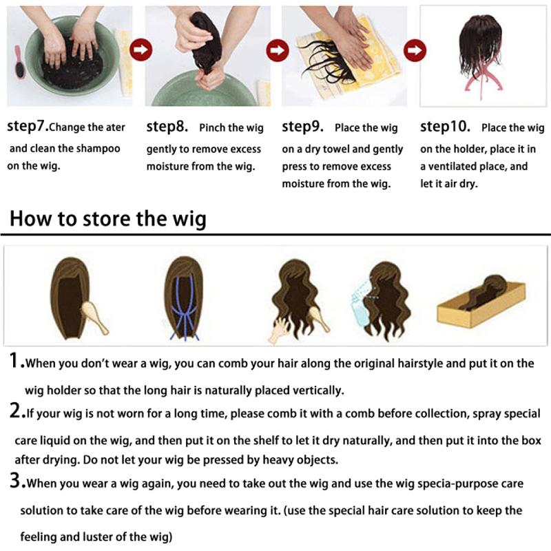 MISS WIG Kurze, lockige, synthetische, hitzebeständige Faser-Perücke, Schwarzbraun, mit Pony, Afro-Farbverlauf, Cosplay-Perücken