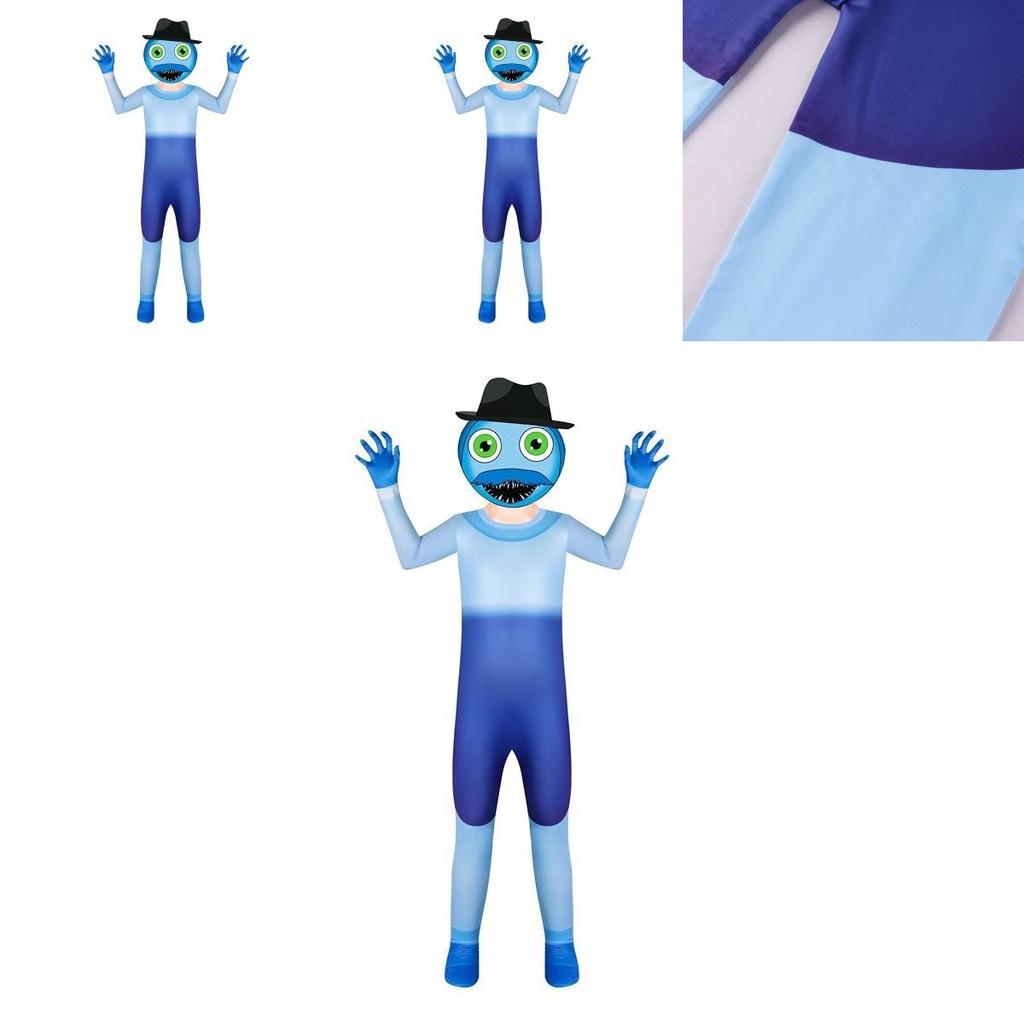 Poppy Playtime Huggy Wuggy Dad Cosplay Jumpsuits Mask Party Costume Outfits Perfect For Cosplay Parties And Halloween!