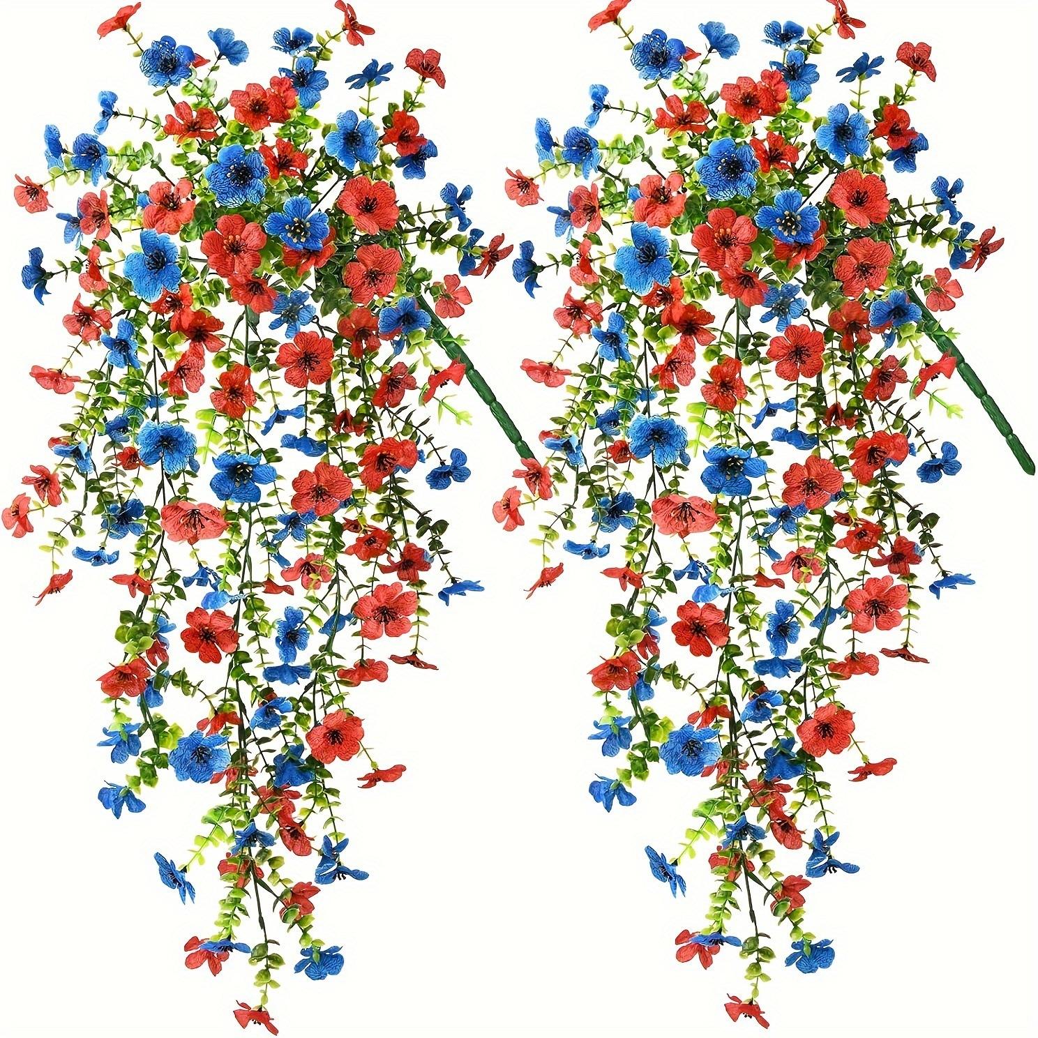 

Simulated Violet Eucalyptus Wall Hanging Home Decoration, Artificial Green Plants, Garden Vines Hanging Hanging Pendant