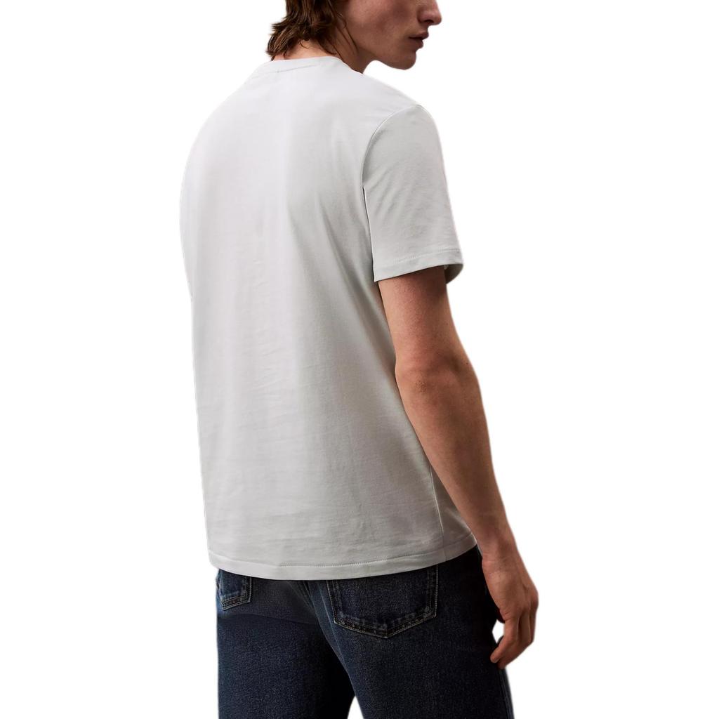 Calvin Klein Soft Casual Comfortable Crew Neck Short Sleeve T-Shirt Men Tops Light-Green 40BC238-064