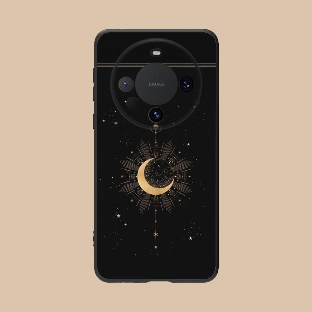 Sun Moon Mobile Cell Phone Case for Huawei Mate 60 50 40 30 20 10 Pro Plus Lite E 5G Colorful Printing Cover Cover Pretty Luxury