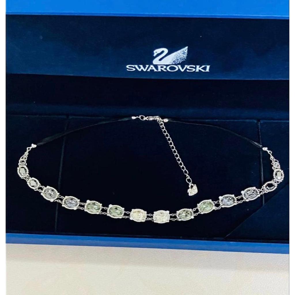 Used Swarovski Rosette choker necklace