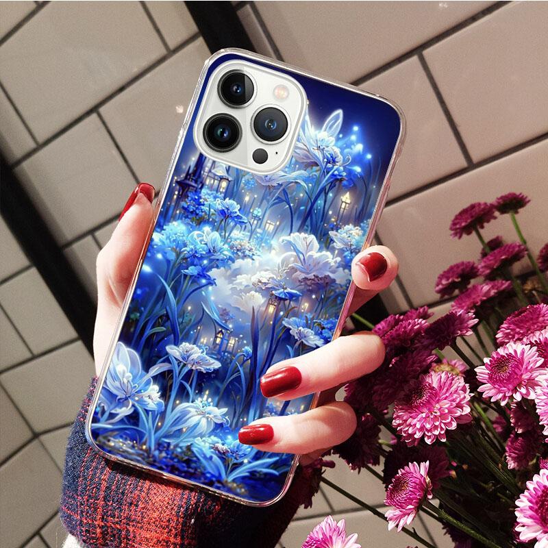 

Чехол для телефона с изображением природы, пиона, розы, небес для iphone 14 13 12 11 Pro Max, чехол для iphone XS MAX X XR SE2 8 7 Plus iphone 14ProMax