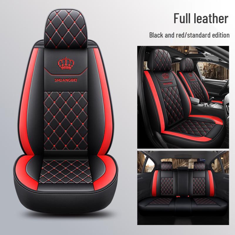 All-Season Leather Car Seat Cushion Cover - New Model