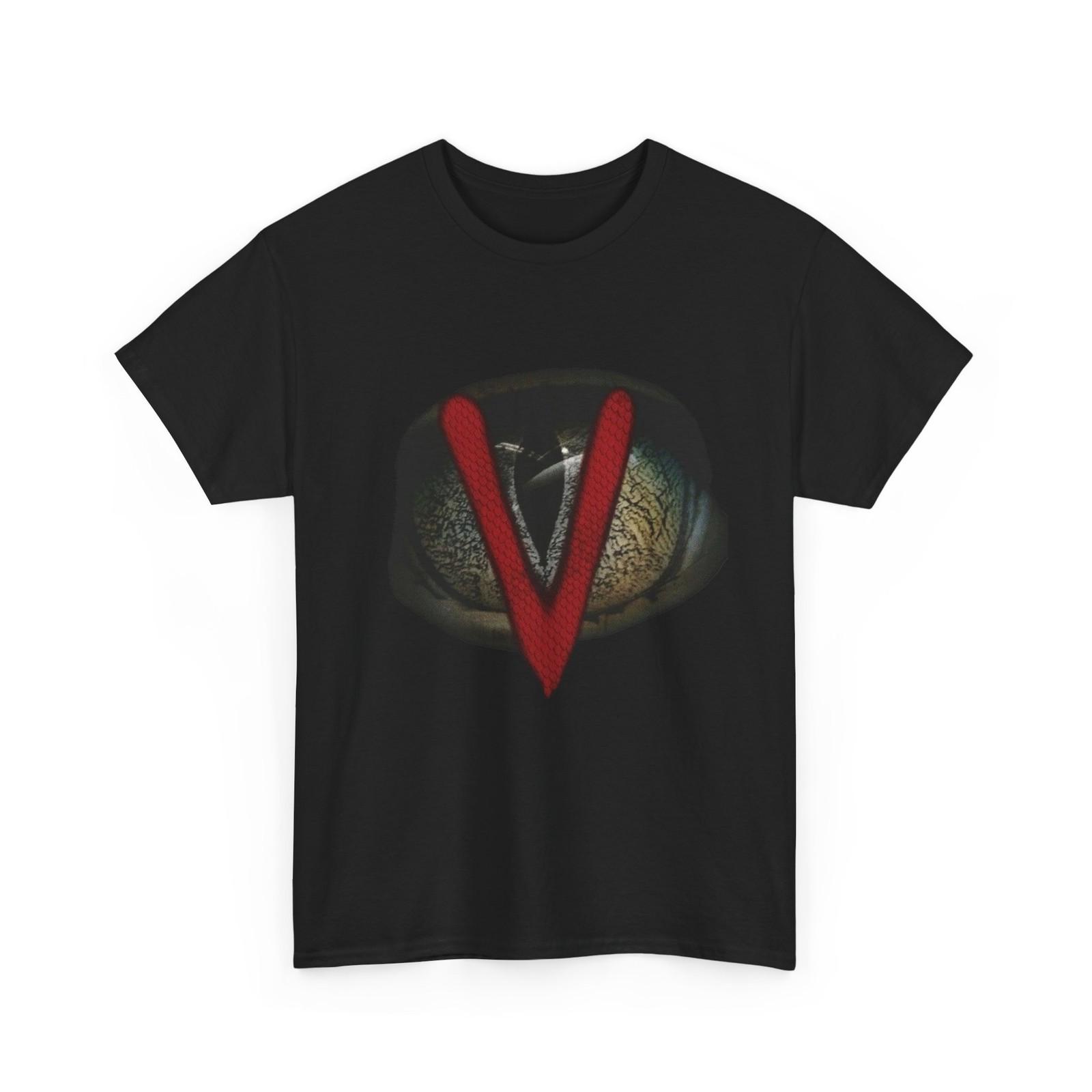 Reptilian Alien Tee, V The Visitors T-Shirt, 80 s TV Series Tee, Retro Sci-Fi Gift L