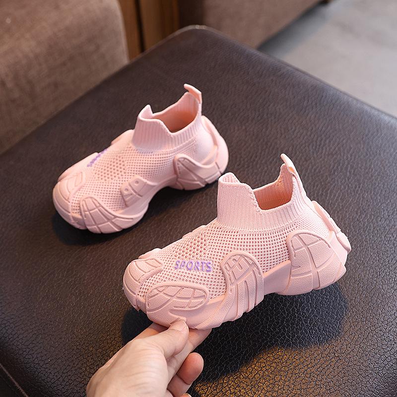 Children's Breathable Mesh Weave Shoes Spring Autumn Girls' Lightweight Comfortable Sneakers Outdoor Non Slip Boys' Casual Shoes