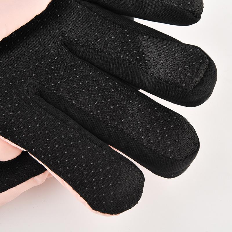 Outdoor sports gloves winter men's and women's waterproof and warm thickened windproof motorcycle riding cold-proof cycling gloves