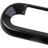 Crosselec Carbon Fiber Style Center Console Air Conditioner Switch Knob Panel Cover Trim Accessories for 2025 Mini