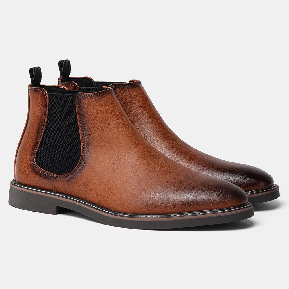 Boots Men Brand Comfortable 2026 Fashion Boots Leather