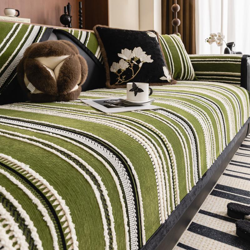 Sofa Kissen Rutschfest Retro Vier Jahreszeiten Universell Mittelalterlicher Stil Gerade Reihe Sofa Sitzkissenbezug Stoff Hochwertiges Sofa Überwurfhandtuch