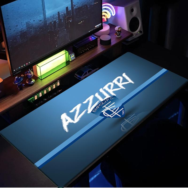 Empoli Wappen Design Mauspads, Gummiunterseite, Mauspads für Gamer und Bürogebrauch, Gaming Schreibtisch, Leicht zu reinigende Matte Weihnachtsgeschenke für Fans