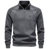 Gant 2026 Neuer Herren Kapuzenpullover mit Stehkragen und halbem Reißverschluss Herren Freizeit Herbst Raglanärmel Kapuzenpullover