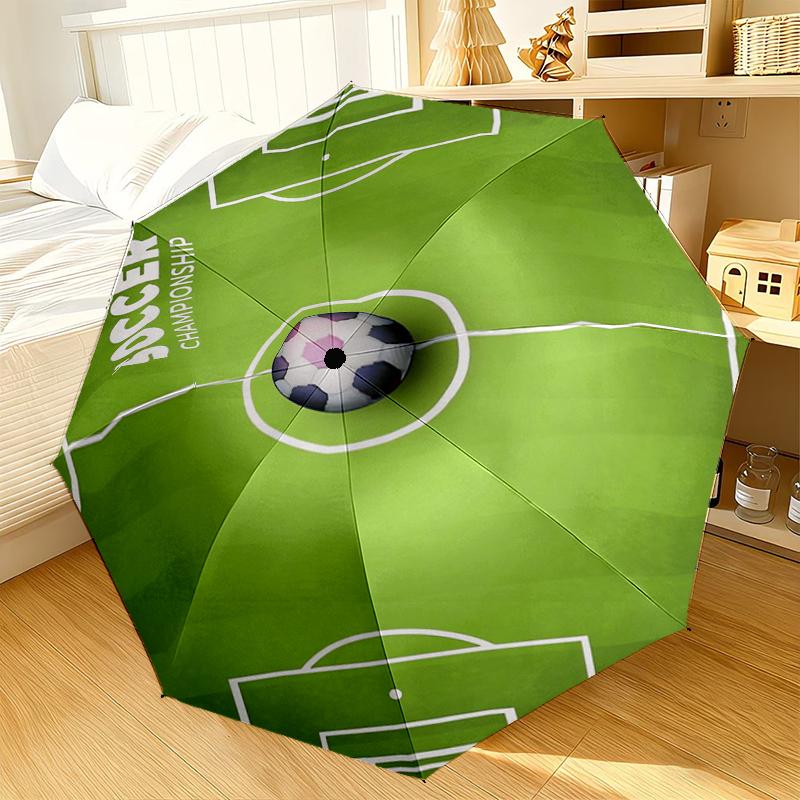 Basketball On Fire And Ice Umbrella 8-Frame for Travel, Camping, Casual Lightweight Portable Umbrella, Essential for Every Family Holidays Gift