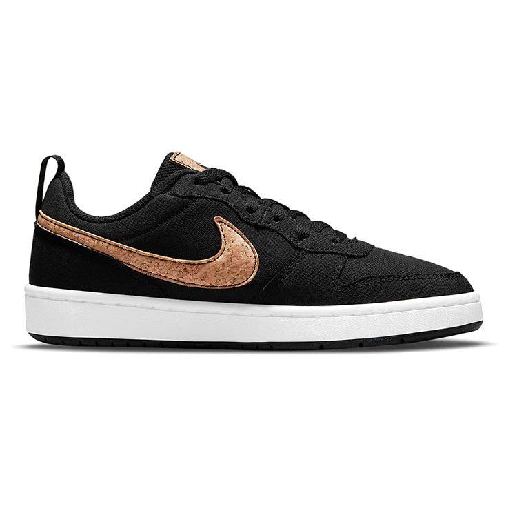 Nike Court Borough Low 2 Canvas Black Praline GS DC7949-001