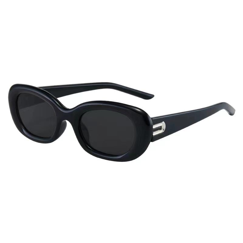 

Trendy Oval Shape UV400 Sunglasses for Men Women Fashion UV Protection Party Club Show Glasses