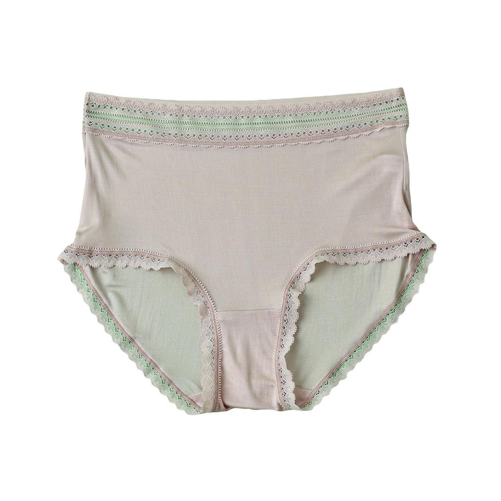 42-Stitch Mulberry Silk Lace Mid-Waist Breathable Boyshorts for Women