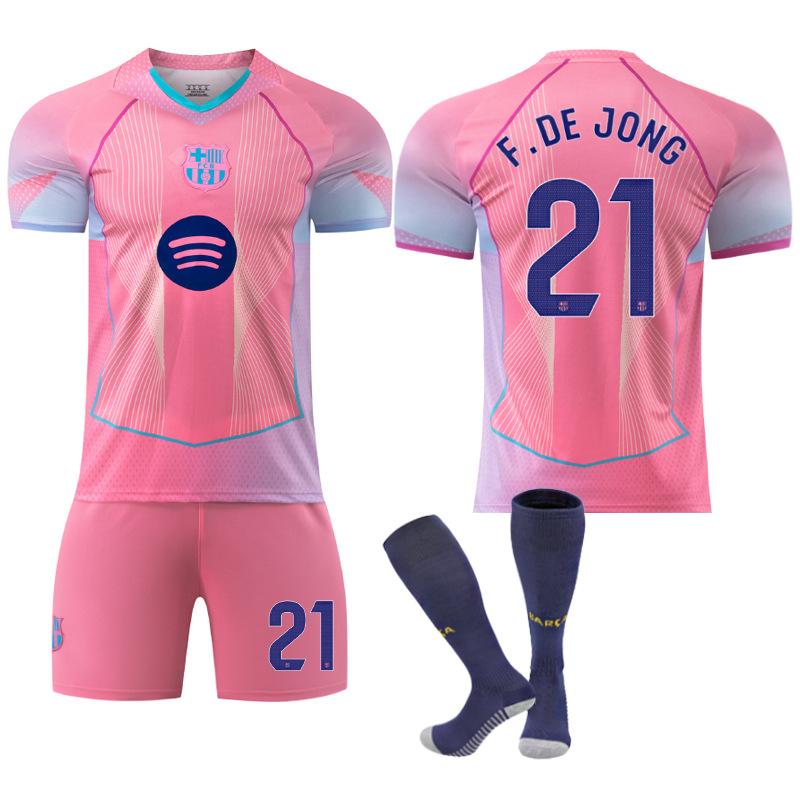 Rosa Nr. 10 Yamal Fußballtrikot FC Barcelona Sonderedition Herren Messi 9 Lewandowski 14 Rashford 8 Pedri Fan Trikot M