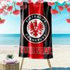Plážový ručník s potiskem Eintracht Frankfurt na míru, Velký měkký rychleschnoucí ručník na pláž, kempování, plavání_xia