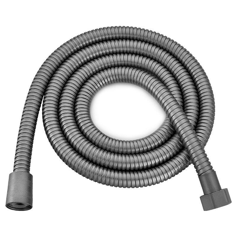 

Новый высококачественный черный шланг для душа, фитинг для ванной комнаты, мягкая ванна из нержавеющей стали, 1,5/2/3 метра, водопроводная труба, хром, золото, серый 2.0M серый