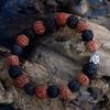 Rudraksha Mala Bracelet Buddha Mix