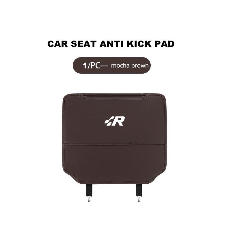 Leather Car Seat Back Mat Universal Anti Kick Dirt Proof Protector For Volkswagen VW Beetle CC B5 B6 B7 EOS GTI MK2 MK4 MK5 MK6 Zk1