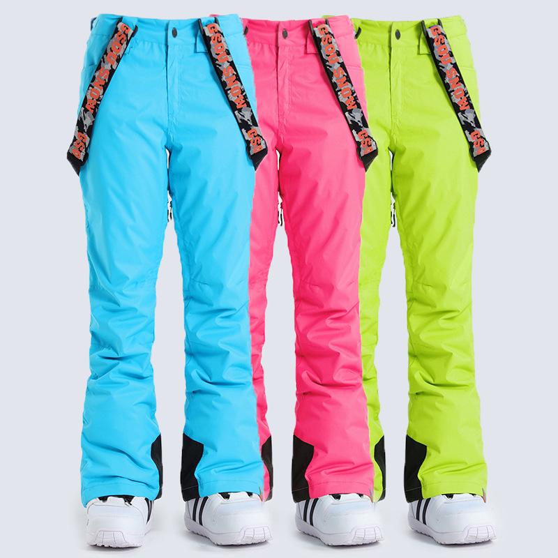 

Gsousnow Women s Waterproof Insulated Ski Bib Pants Small