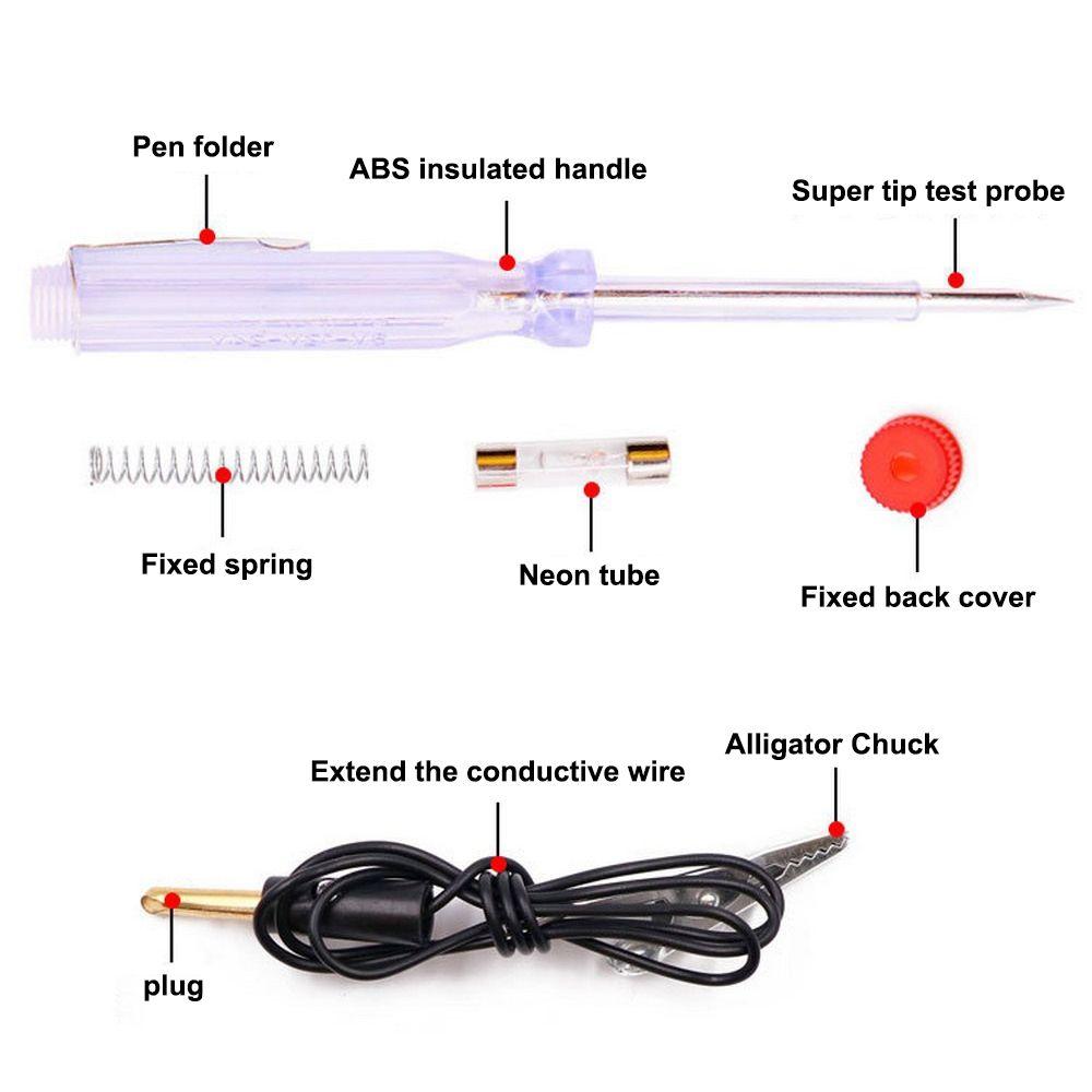 Test For Car Motorcycle and Small Engines Test Pen Probe Light Circuit Tester Diagnostic Tool