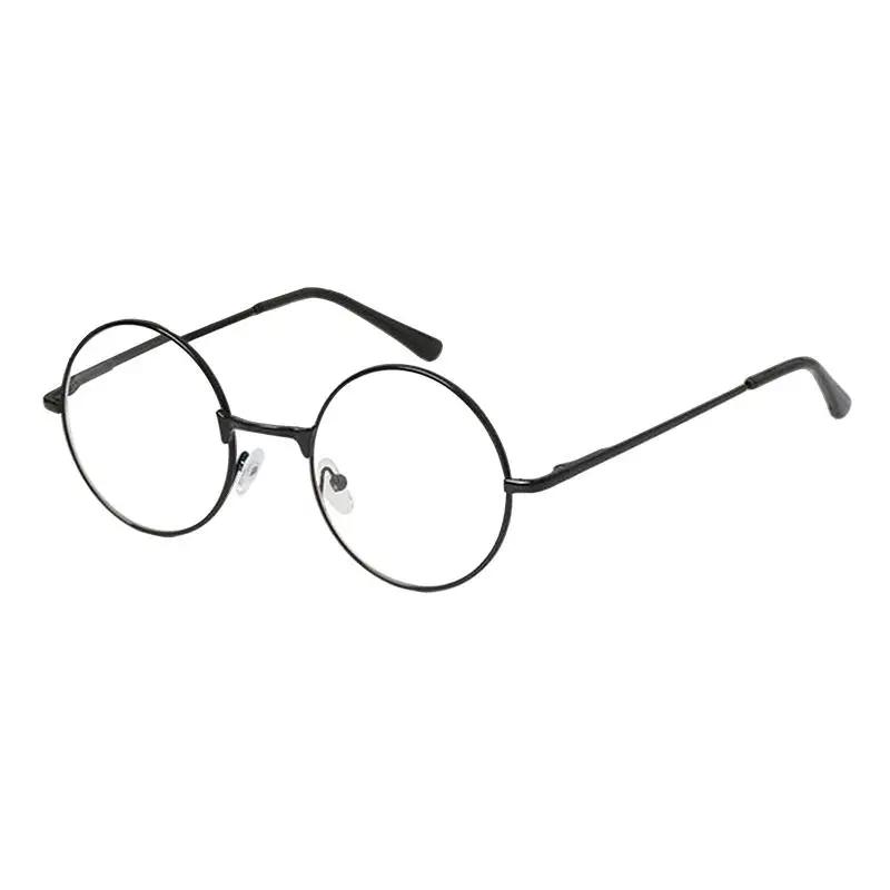 Mens Womens Retro Metal Round Frame Rim Reading Glasses Ladies Blue Light Glasses Reading Glasses Readers+1.0~+4.00