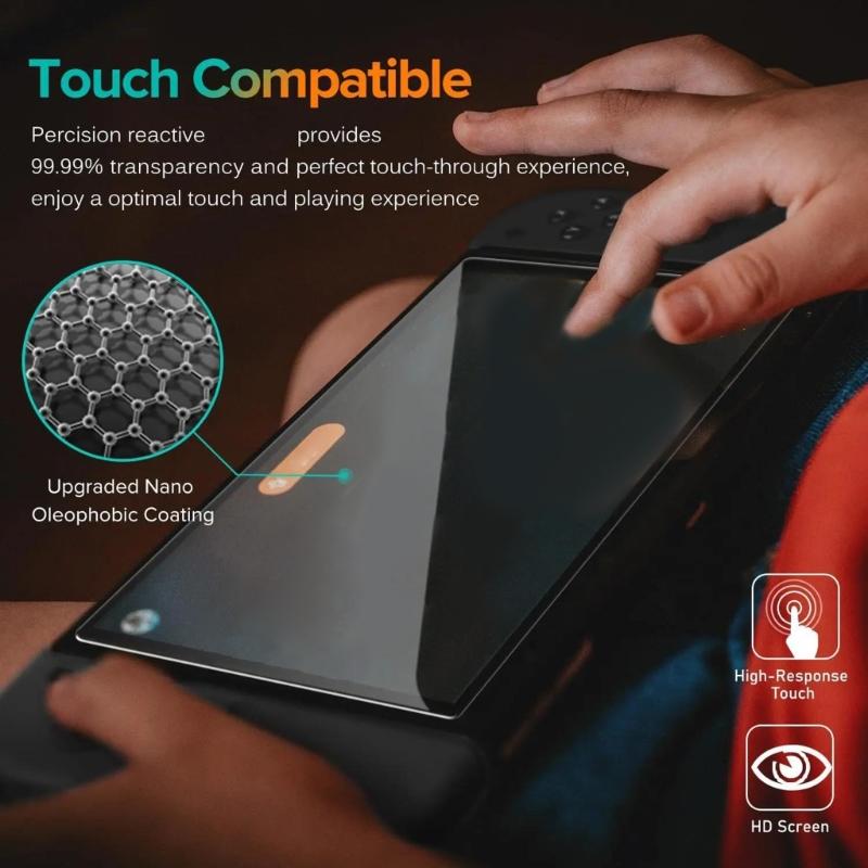 Scratch Resistant Game Machine Screen Guard Toughened Glass Using Shield Film Ensures Minimize Light Reflection for NSW2